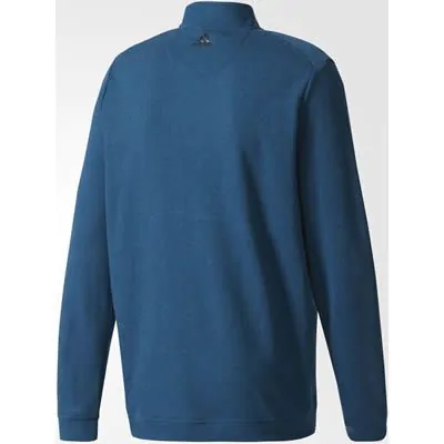 Adidas Golf Adidas Wool 1/4 Zip Pullover - Petrol Night 2 Adidas Golf Adidas Wool 1/4 Zip Pullover - Petrol Night - Image 2
