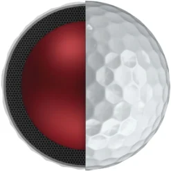 Callaway Chrome Soft Golf Balls - White (3 Ball Pack) -Pro Golf Shop callaway chrome soft golf balls cutaway white 900 1
