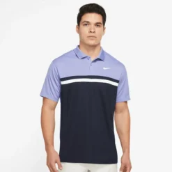 Nike Dri-Fit Victory Golf Polo - Lt Thistle/Obsidian