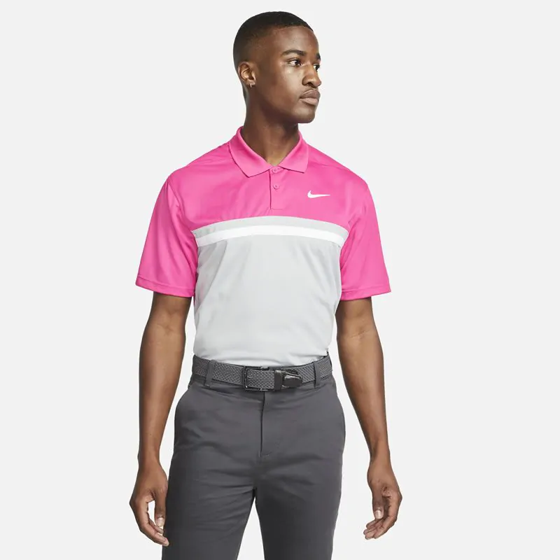 Nike Dri-Fit Victory Golf Polo - Active Pink 1 Nike Dri-Fit Victory Golf Polo - Active Pink