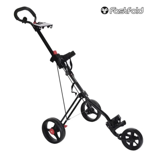 Fastfold Force 3 Wheeled Golf Trolley - Black -Pro Golf Shop fastfold force blk