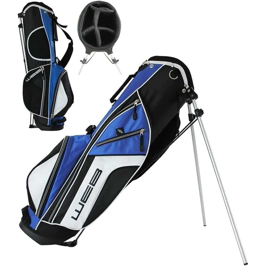 Go Junior Stand Bag 66cm - Black/Royal 1 Go Junior Stand Bag 66cm - Black/Royal