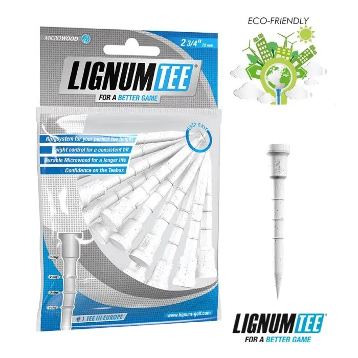 Golfers Club Lignum Composite Wood Tees - 72mm 1 Golfers Club Lignum Composite Wood Tees - 72mm