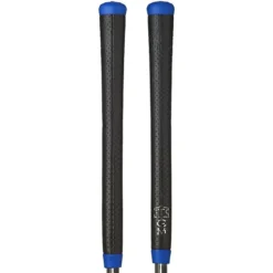 The Grip Master Masters Leather Club Grips - Black/Blue
