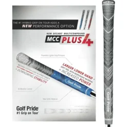 Golf Pride New Decade Multi Compound Plus4 Grip - Undersize - Grey