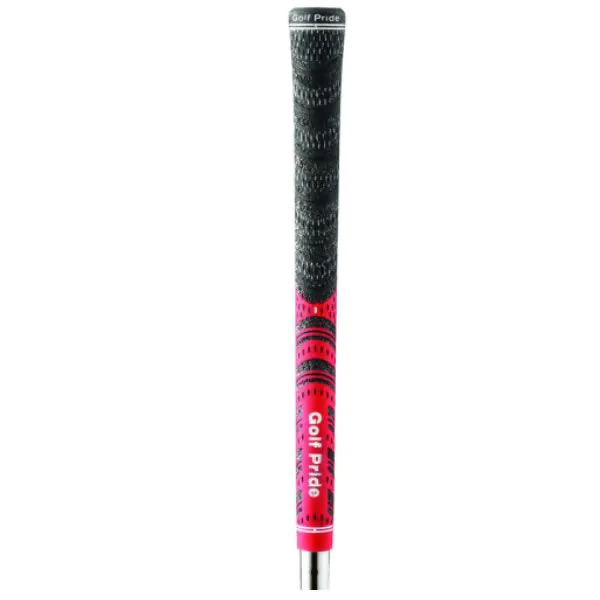 Golf Pride Multi Compound Cord Midsize Grips - Red 1 Golf Pride Multi Compound Cord Midsize Grips - Red