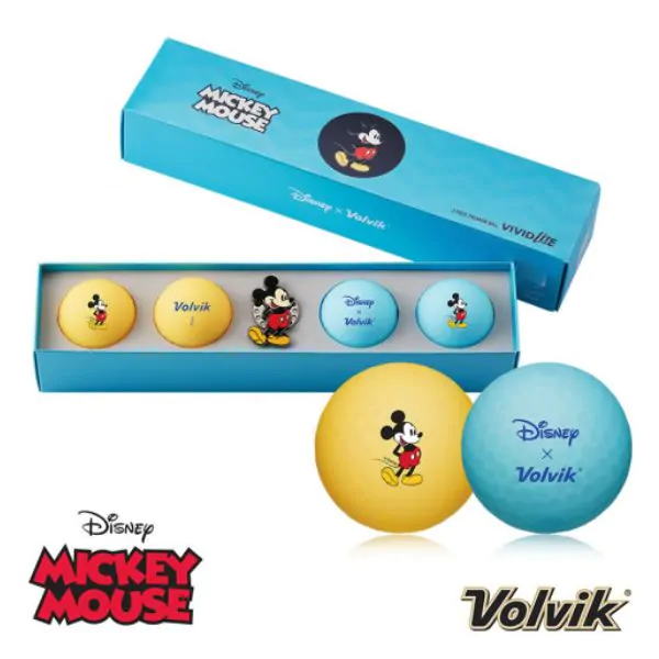 Volvik Vivid Lite Disney Mickey Mouse Golf Balls Pack 1 Volvik Vivid Lite Disney Mickey Mouse Golf Balls Pack