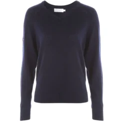 ProQuip AMY Ladies Merino V Neck Sweater - Navy