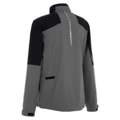ProQuip StormForce PX7 Waterproof Rain Jacket - Black/Pewter 6 ProQuip StormForce PX7 Waterproof Rain Jacket - Black/Pewter -Pro Golf Shop px7 jkt pewter3