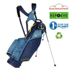 Sun Mountain 2023 Eco-Lite 14 Way Stand Bag - Navy/Spruce/Spring