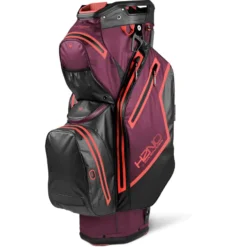 Sun Mountain 2022 H2NO Staff Waterproof Cart Bag - Black/Berry/Cove