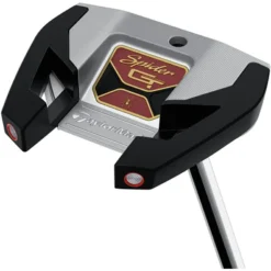 Taylormade Spider GT Silver Centre Shafted Putter -Pro Golf Shop spider gt centre shaft silver black putter sole view