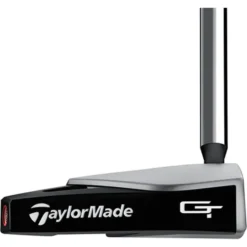 Taylormade Spider GT Silver Centre Shafted Putter -Pro Golf Shop spider gt centre shaft silver black putter toe view