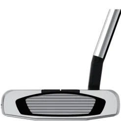 Taylormade Spider GT Rollback Silver/Black Small Slant Putter -Pro Golf Shop spider gt rollback short slant putter face view