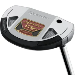 Taylormade Spider GT Rollback Silver/Black Small Slant Putter -Pro Golf Shop spider gt rollback short slant putter sole view