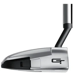 Taylormade Spider GT Rollback Silver/Black Small Slant Putter -Pro Golf Shop spider gt rollback short slant putter toe view