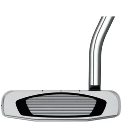 Taylormade Spider GT Rollback Silver Single Bend Putter -Pro Golf Shop spider gt rollback single bend putter face view