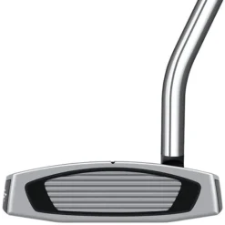 Taylormade Spider GT Silver Single Bend Putter -Pro Golf Shop spider gt single bend 7 silver putter face view