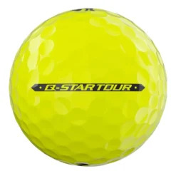 Srixon Q Star Tour 4 Golf Balls - Yellow/Dozen 9 Srixon Q Star Tour 4 Golf Balls - Yellow/Dozen -Pro Golf Shop srixon q star tour 4 yellow golf ball side