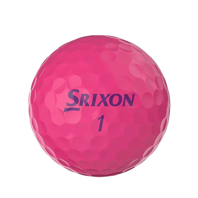 Srixon Soft Feel Ladies Golf Balls - Pink/Dozen 2 Srixon Soft Feel Ladies Golf Balls - Pink/Dozen - Image 2
