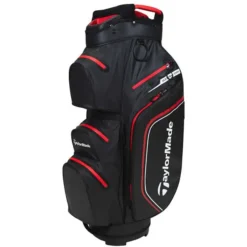 Taylormade Storm Dry Waterproof Cart Bag - Black/Red