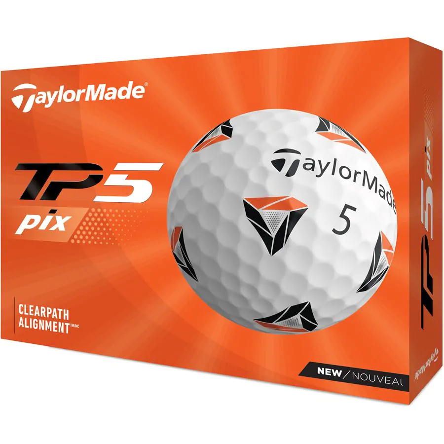 Taylormade Tp5 Pix 2.0 Golf Balls - White/Dozen 1 Taylormade Tp5 Pix 2.0 Golf Balls - White/Dozen