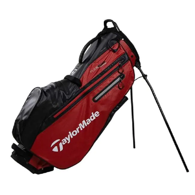 Taylormade FlexTech Waterproof Golf Stand Bag - Red/Black 1 Taylormade FlexTech Waterproof Golf Stand Bag - Red/Black