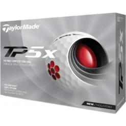 Taylormade TP5x Golf Balls - White/Dozen