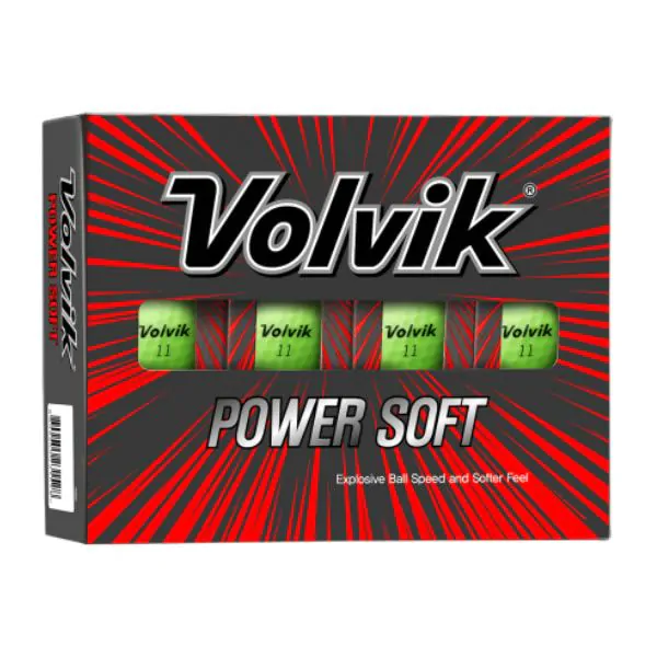 Volvik Powersoft Golf Balls - Green 1 Volvik Powersoft Golf Balls - Green