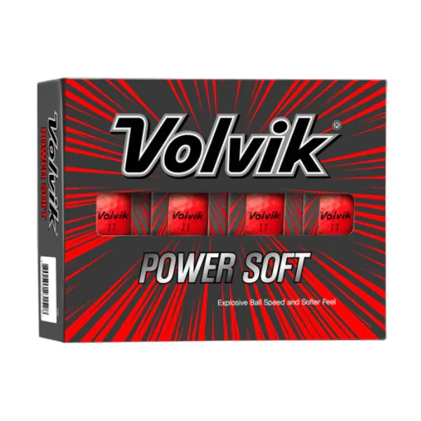 Volvik Powersoft Golf Balls - Red 1 Volvik Powersoft Golf Balls - Red
