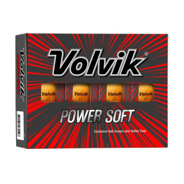 Volvik Powersoft Golf Balls - Orange 1 Volvik Powersoft Golf Balls - Orange