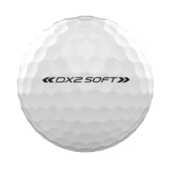 Wilson Staff DX2 Soft Golf Balls - White (3 Ball Pack)