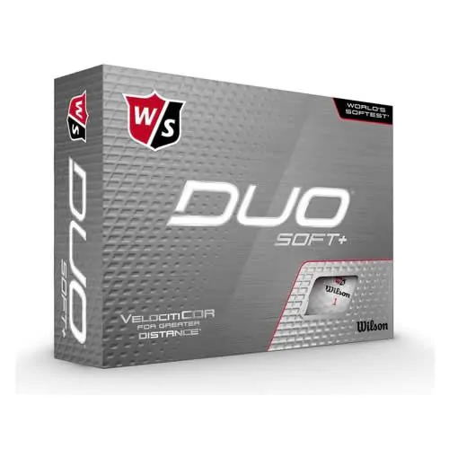 Wilson Staff Duo Soft Plus Golf Balls - Dozen 1 Wilson Staff Duo Soft Plus Golf Balls - Dozen