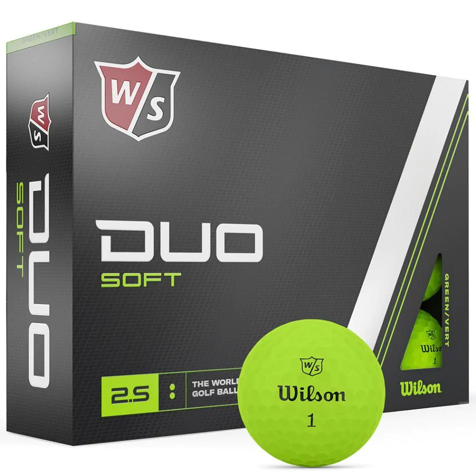 Wilson Staff Duo Soft Green Golf Balls - Dozen 4 Wilson Staff Duo Soft Green Golf Balls - Dozen - Image 4