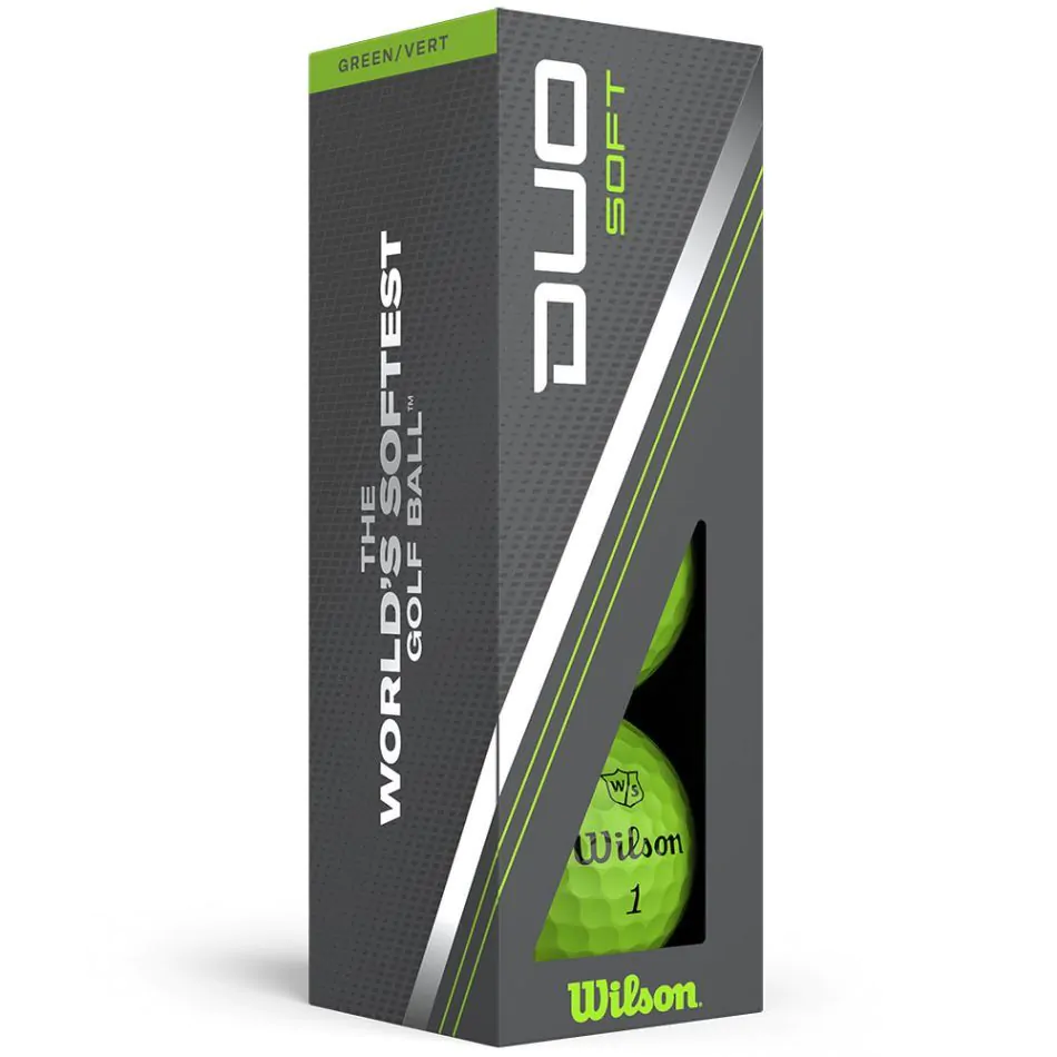 Wilson Staff Duo Soft Green Golf Balls - Dozen 3 Wilson Staff Duo Soft Green Golf Balls - Dozen - Image 3