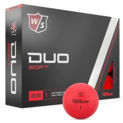Wilson Staff Duo Soft Red Golf Balls - Dozen -Pro Golf Shop ws staff duo soft red 3